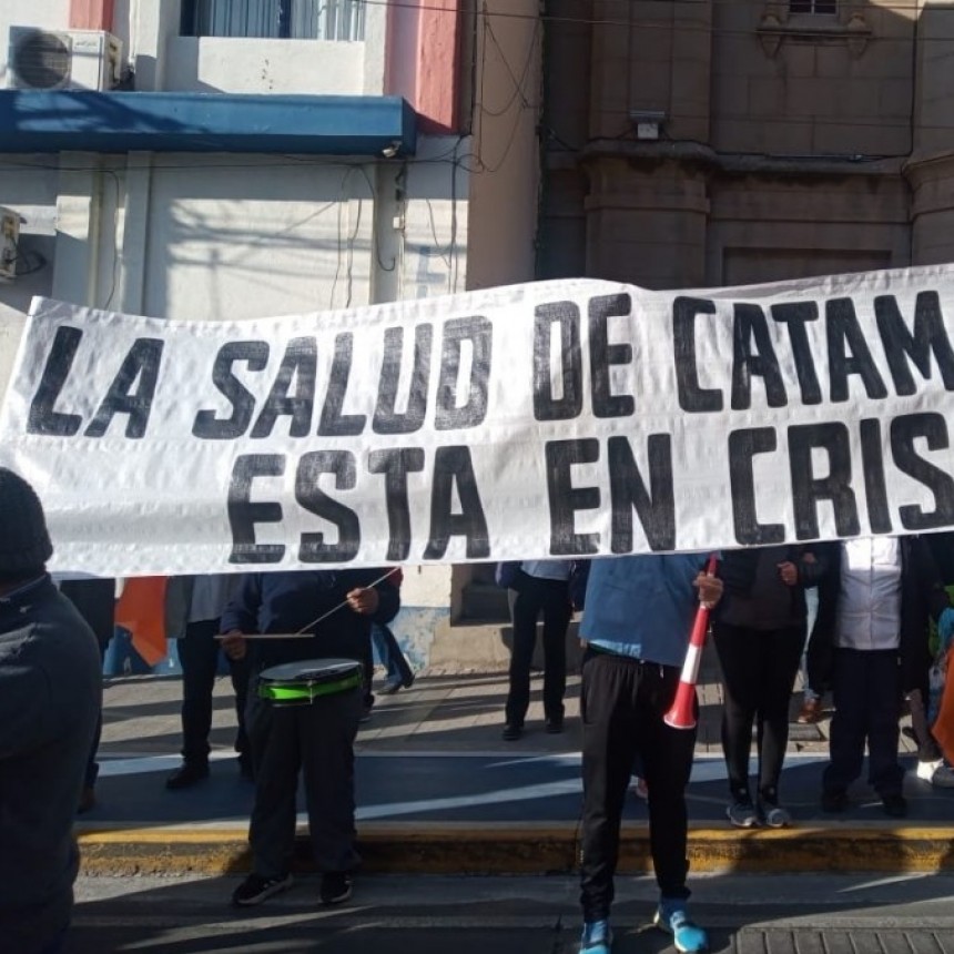 Otra jornada de protestas del personal de salud
