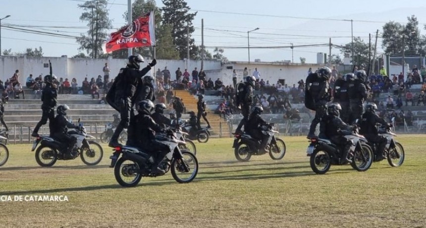 Se realizó la primer jornada de destrezas policiales en Valle Viejo