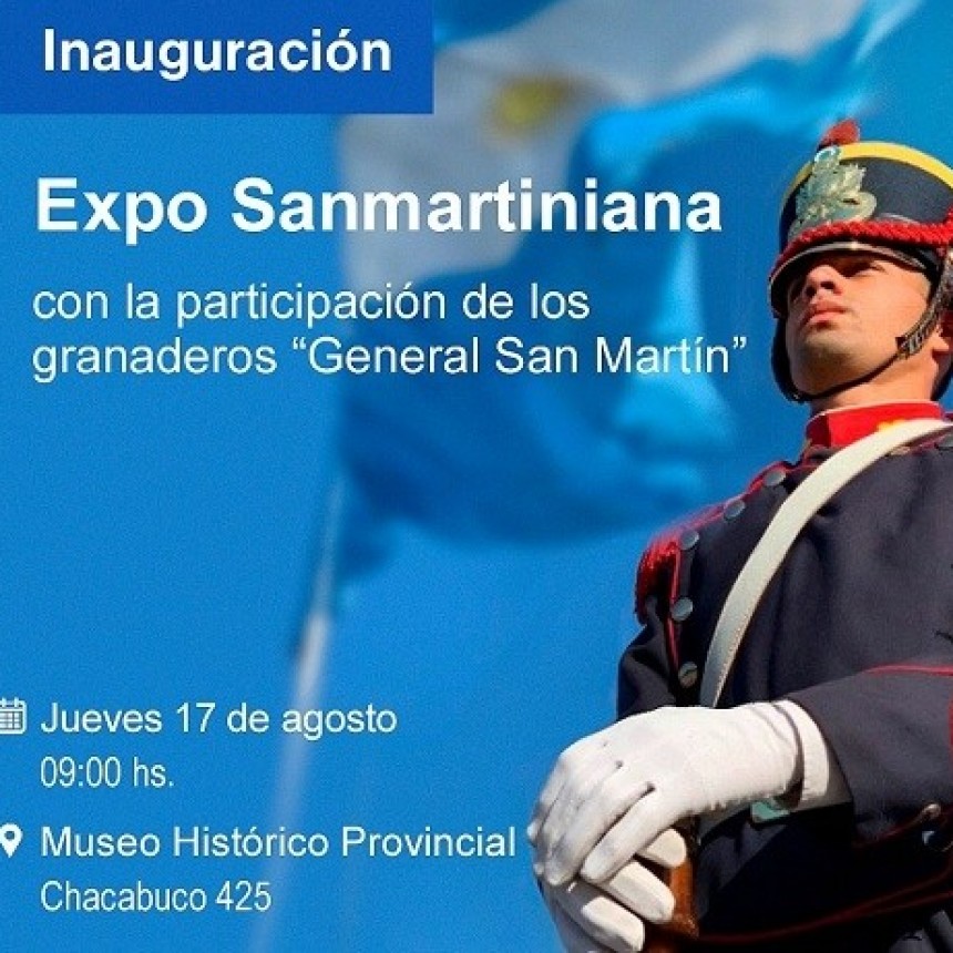Inaugura la Expo Sanmartiniana en el Museo Histórico