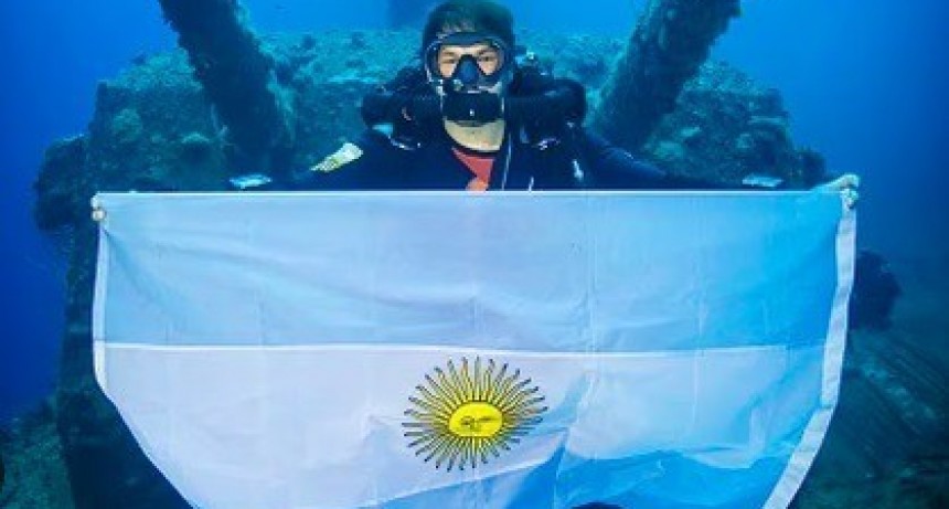 Es argentino y buceó en uno de los rincones más sorprendentes del mundo