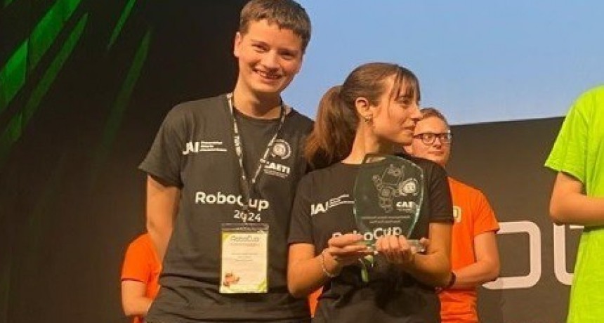 Estudiantes argentinos salieron campeones en el mundial de Robótica