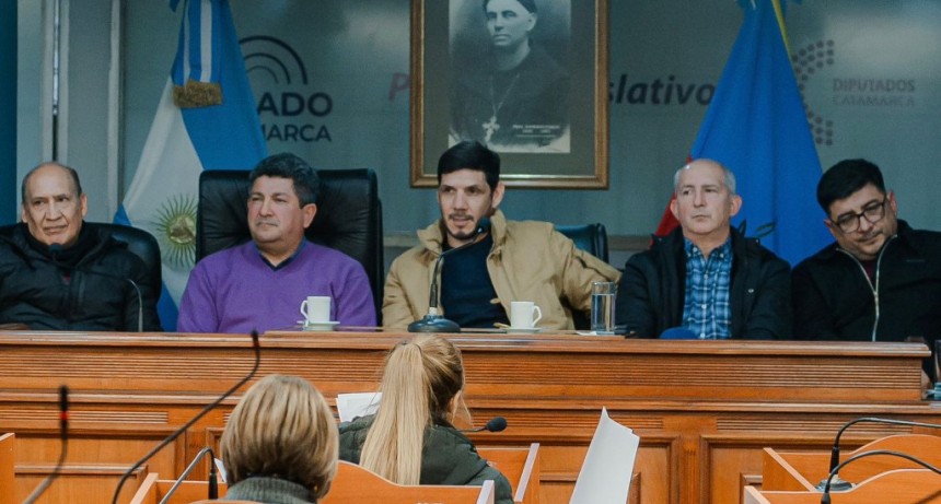 La Comisión Ampliada de Diputados se reunión con Sindicatos y Cámara