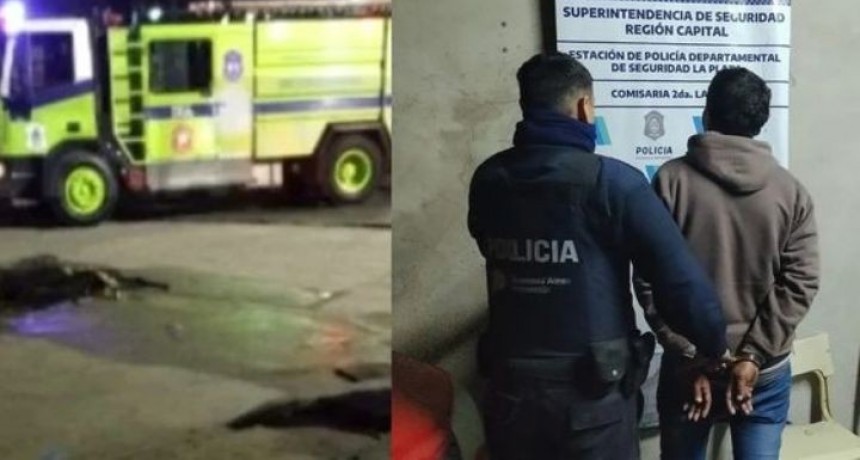 ROCIÓ CON ALCOHOL E INCENDIO A UN INDIGENTE