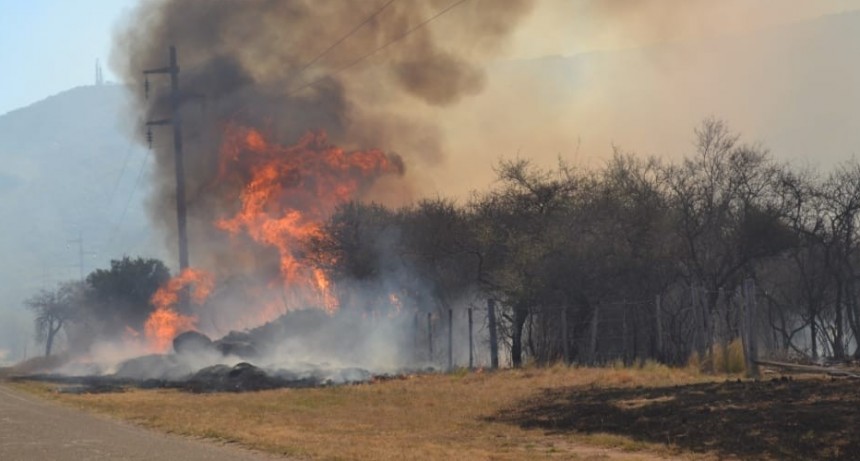 INCENDIO EN EL RODEO