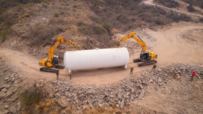 Instalan nueva cisterna en Banda de Varela que beneficiará a 500 familias