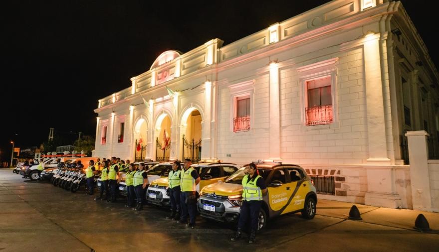 Más seguridad con la nueva flota de vehículos para la Secretaría de Protección Ciudadana de la Capital