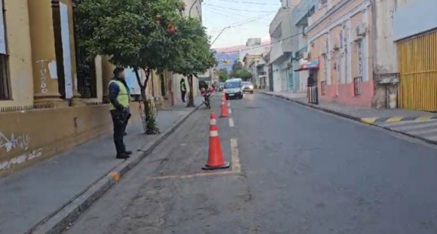 Capital: desde hoy no se permitirá el estacionamiento de motos sobre calle San Martín
