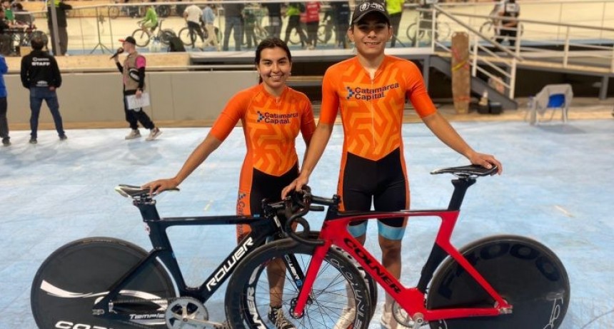 Dos ciclistas locales se destacaron en la temporada de pista en San Juan