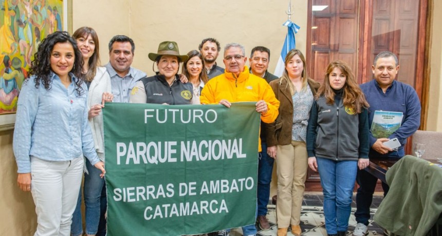 Jalil recibió a autoridades de la Administración de Parques Nacionales