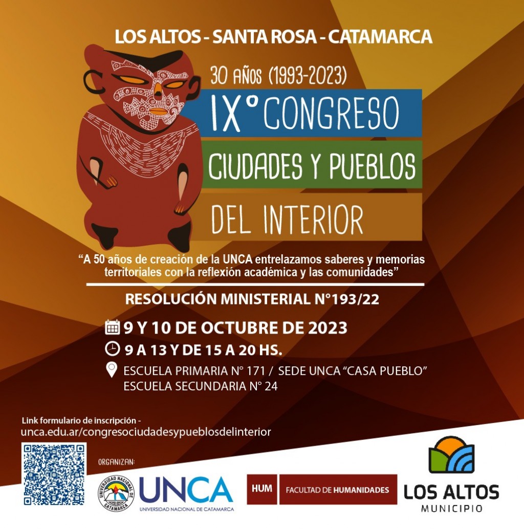 El lunes comienza el IX Congreso de Ciudades y Pueblos del Interior