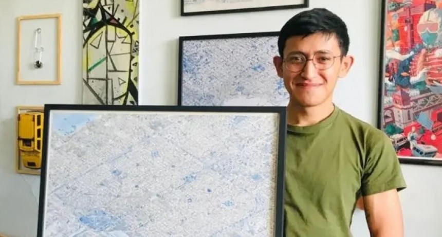 De estudiante de Arquitectura a dibujar mapas de ciudades con un talento maravilloso