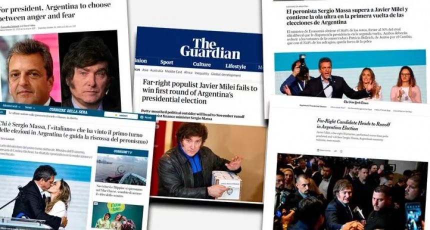 Los medios del mundo reflejan la victoria de Massa en las elecciones generales de Argentina