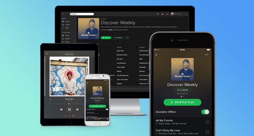 LOS TEMAS MAS ESCUCHADOS DE LA SEMANA EN SPOTIFY
