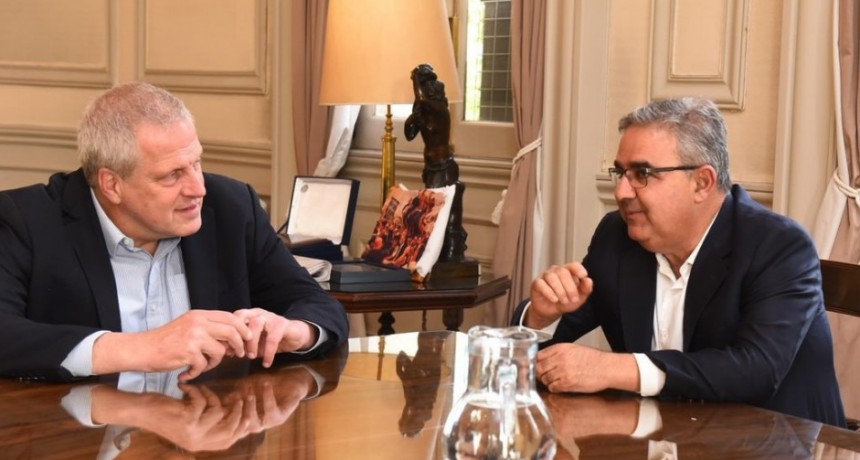 Raúl se reunió con el ministro Perczyk para avanzar con la construcción de cuatro nuevas escuelas técnicas 