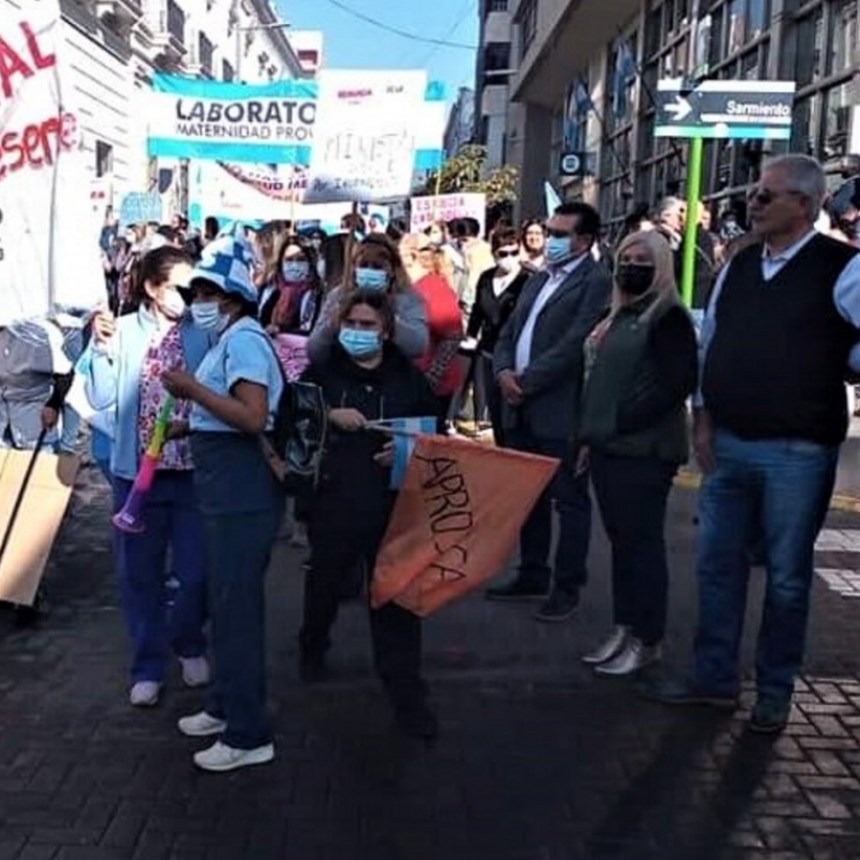 El personal de salud seguirá con manifestaciones