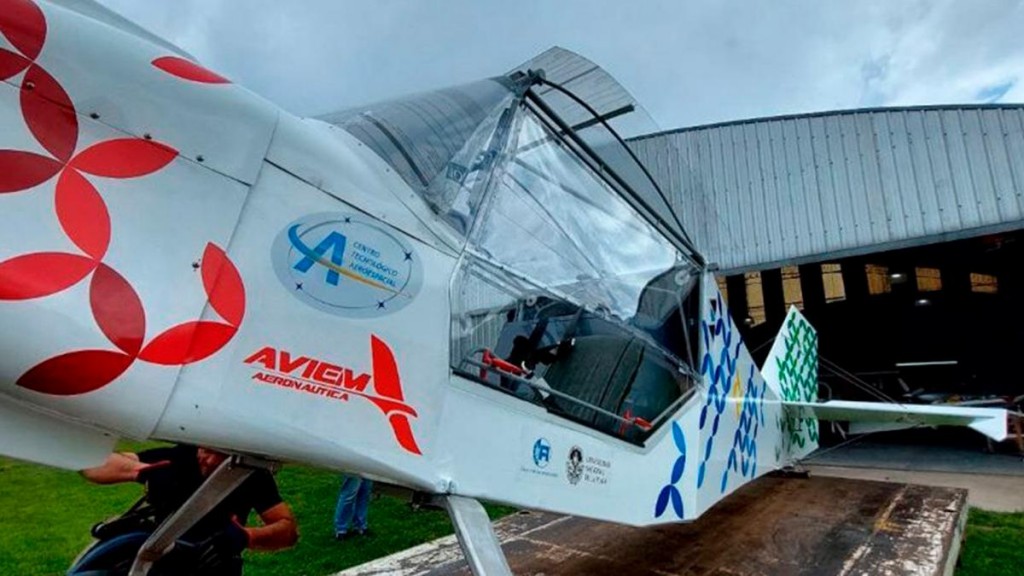 Se desarrolla el primer avión eléctrico de Argentina