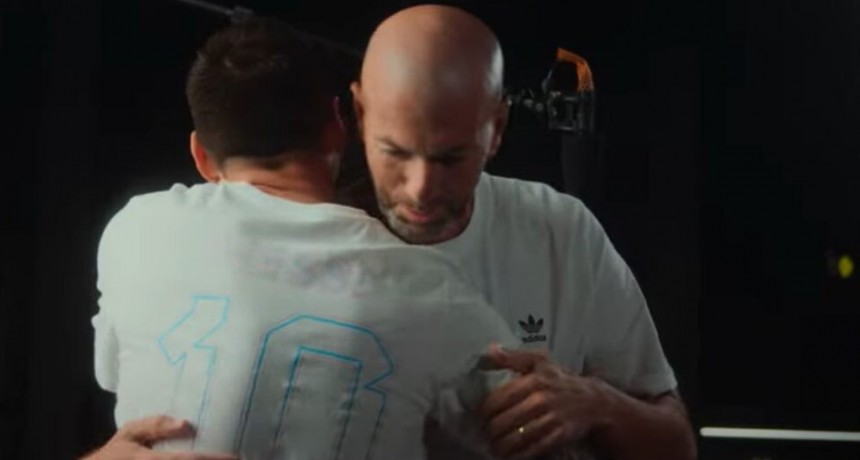 Imperdible charla entre Messi y Zidane, dos generaciones de cracks campeones del mundo