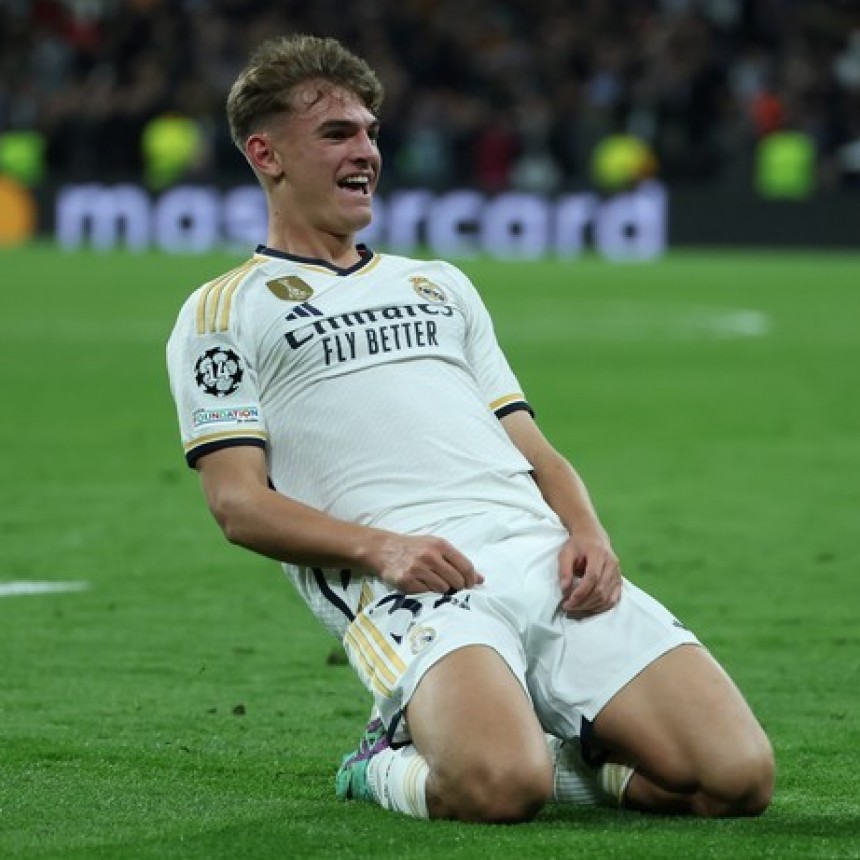 Una promesa de la Selección convirtió un gol clave del Real Madrid en la Champions
