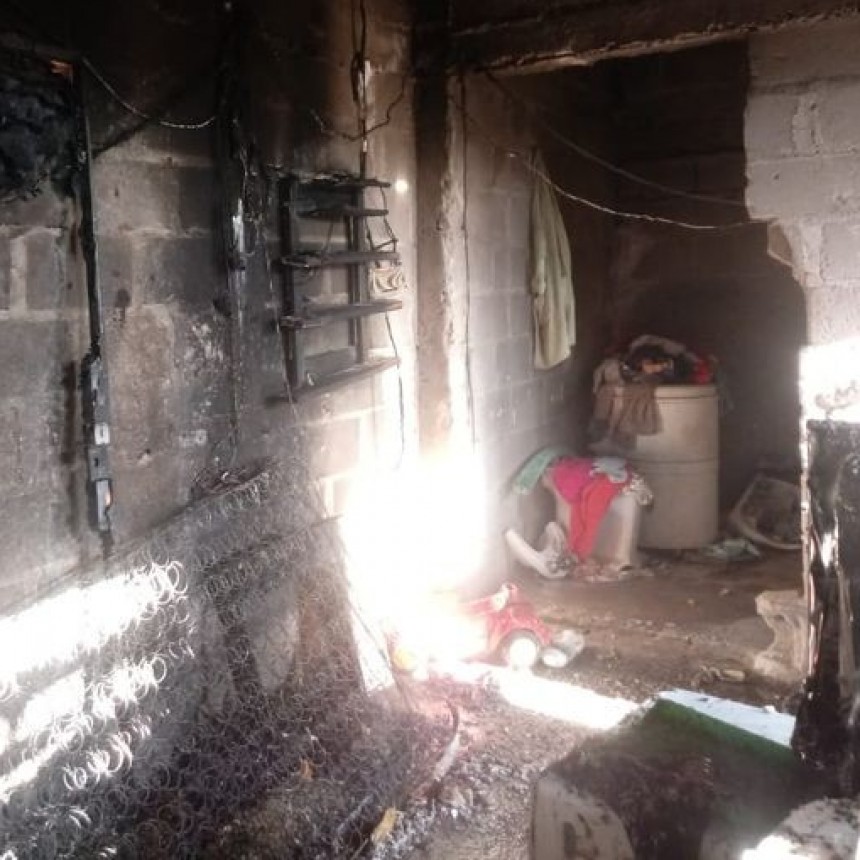 MILAGRO: CUATRO MENORES SE SALVARON DE UN INCENDIO