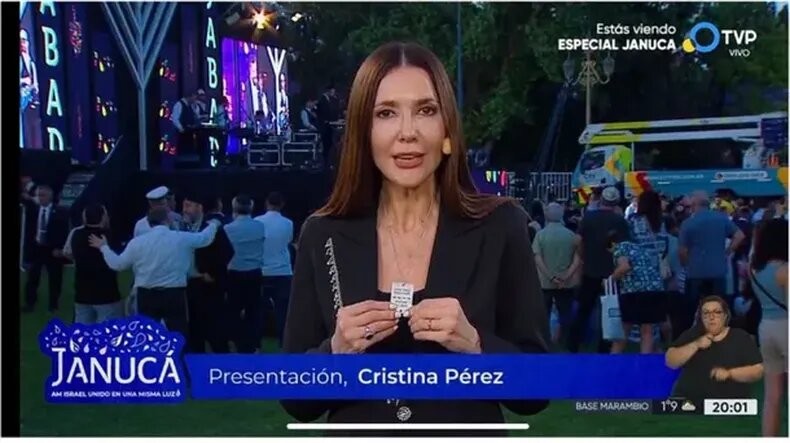 Cristina Pérez debutó en la TV Pública y la destrozaron en las redes sociales