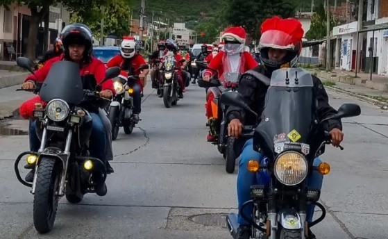 Navidad solidaria sobre ruedas en Salta