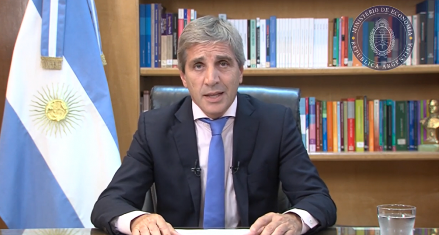 El ministro Luis Caputo anunció el nuevo programa económico del Gobierno nacional