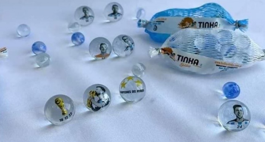 Una fábrica de bolitas de San Jorge lanzó una edición muy particular: Los Campeones del Mundo