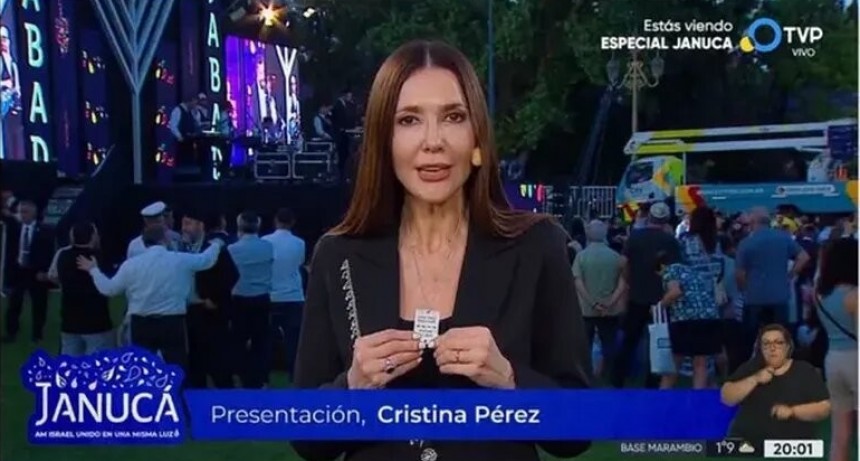 Cristina Pérez debutó en la TV Pública y la destrozaron en las redes sociales