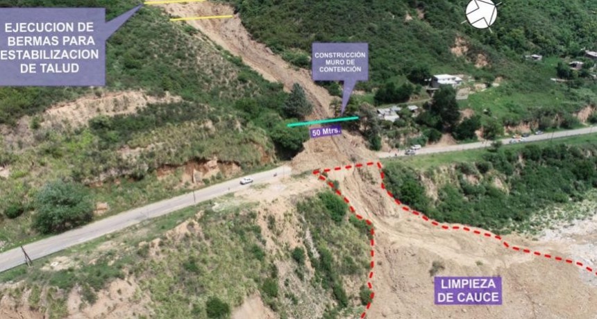 Avanza la ejecución de obras de contención y prevención en El Lindero