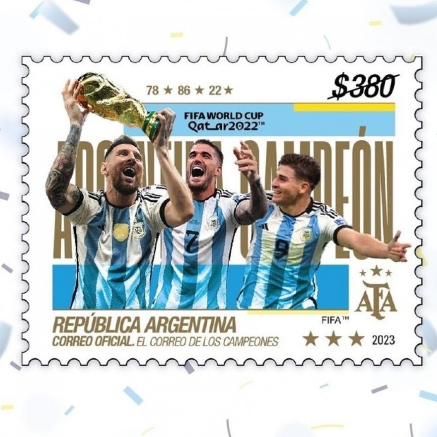 Los campeones del mundo ya tienen sus merecidas estampillas